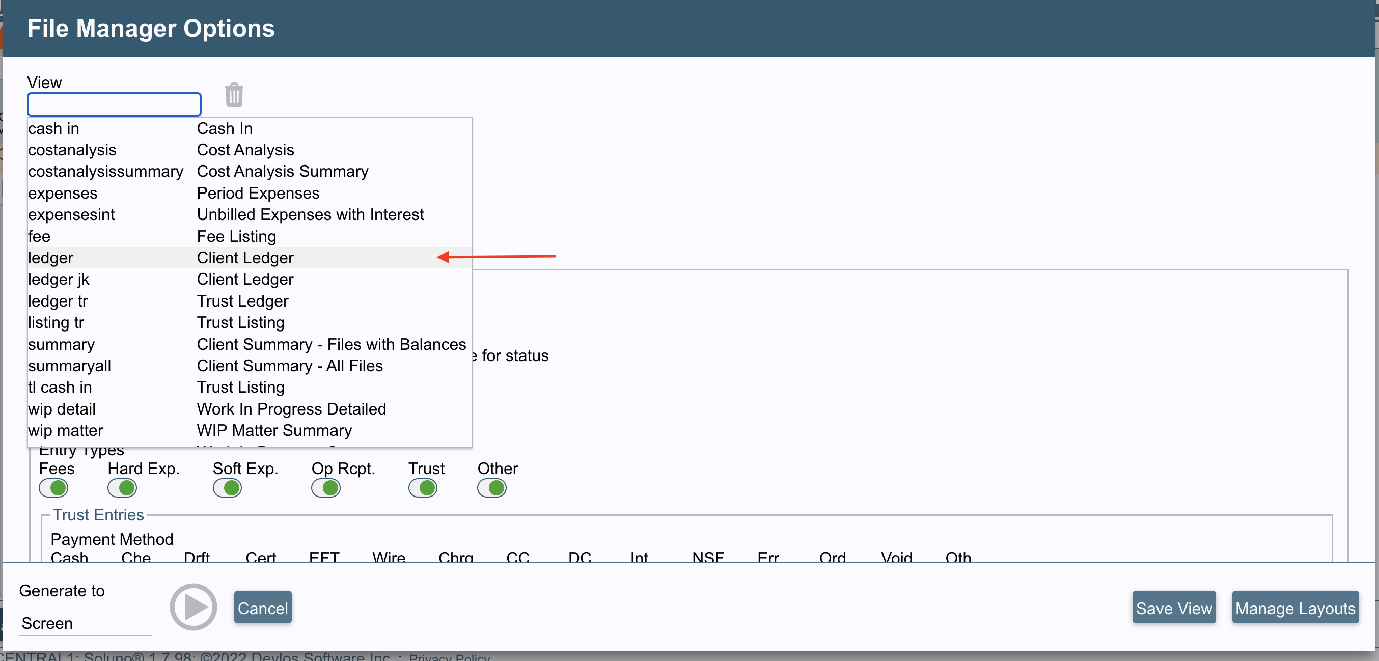 Void Costs Sent to Soluno CASEpeer