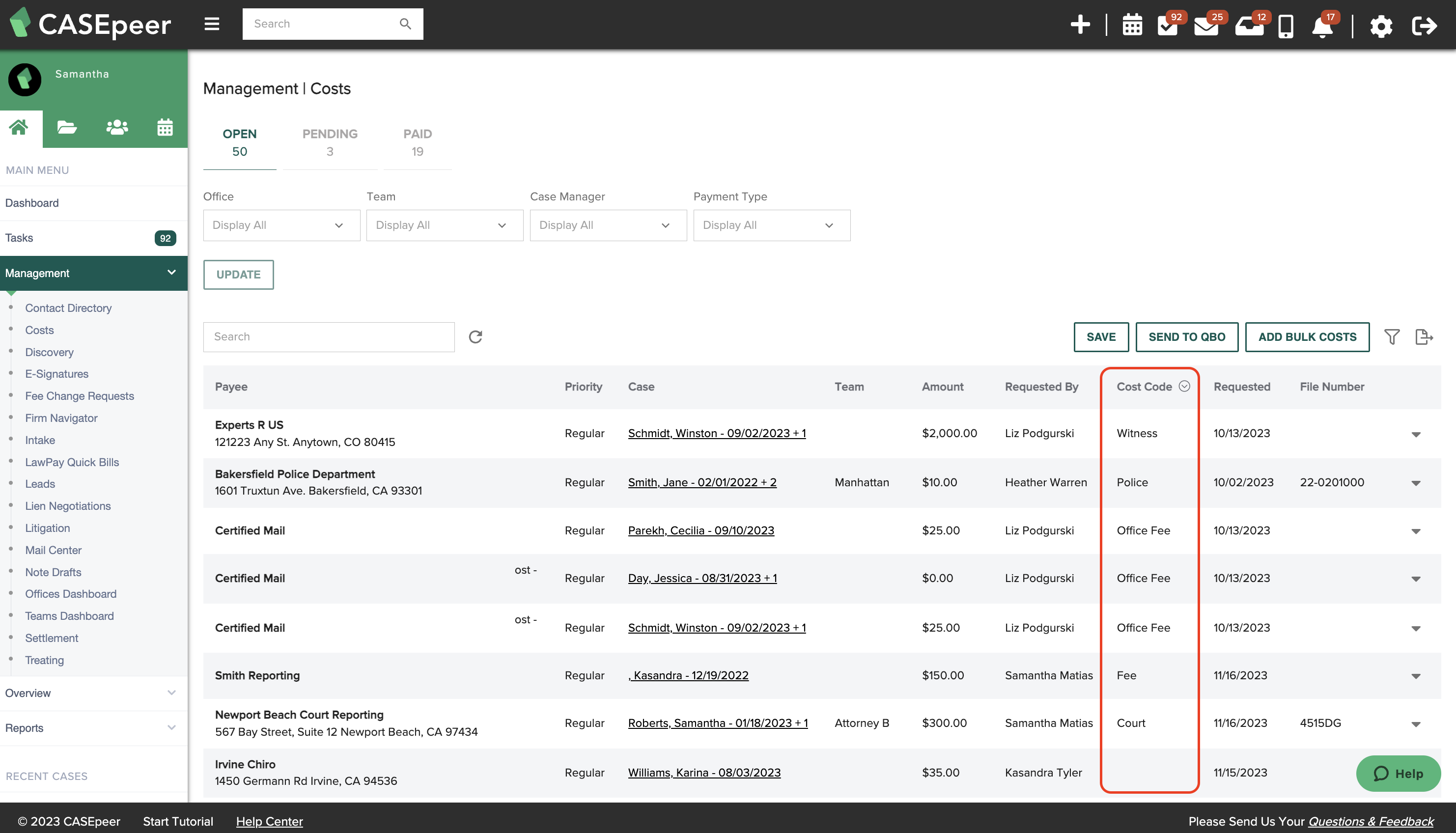 What are Cost Codes? – CASEpeer